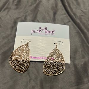 Gold tone earrings